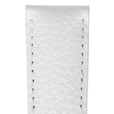 Hirsch KANSAS Buffalo Embossed Calf Leather in WHITE