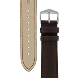 Hirsch MERINO Nappa Leather Watch Strap in BROWN