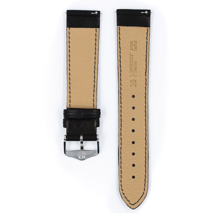 Hirsch MERINO Sheep Watch Strap in BLACK