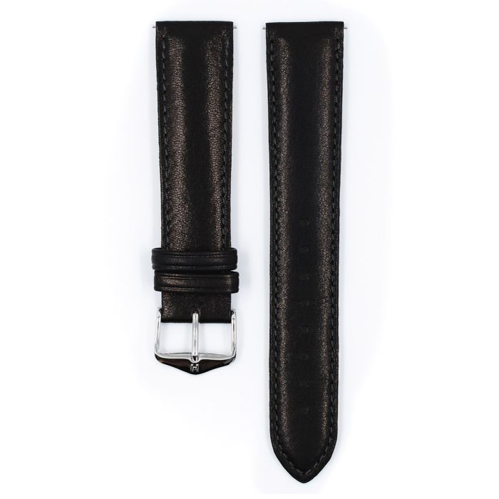 Hirsch MERINO Sheep Watch Strap in BLACK
