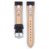 Hirsch RALLY Calf Watch Strap in BLACK