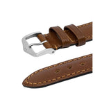 Hirsch SIENA Tuscan Leather Watch Strap in GOLD BROWN