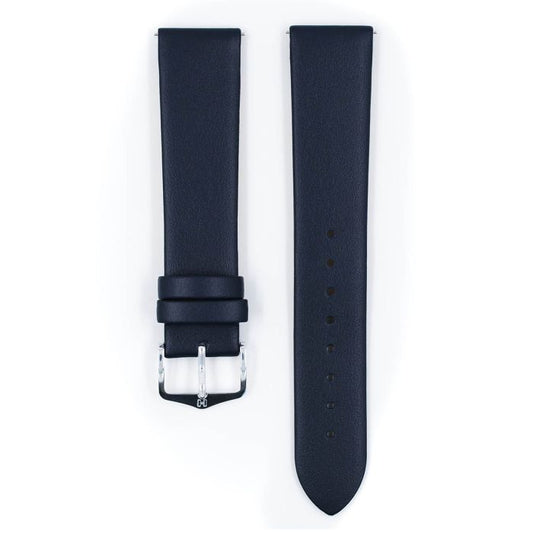 Hirsch TORONTO Calf Watch Strap in BLUE