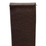 Hirsch TORONTO Fine-Grained Leather Watch Strap in BROWN