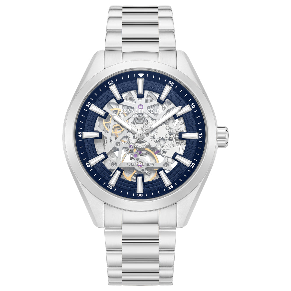 Kenneth Cole Automatic Men's Blue Dial 44mm Watch KCWGY0107905