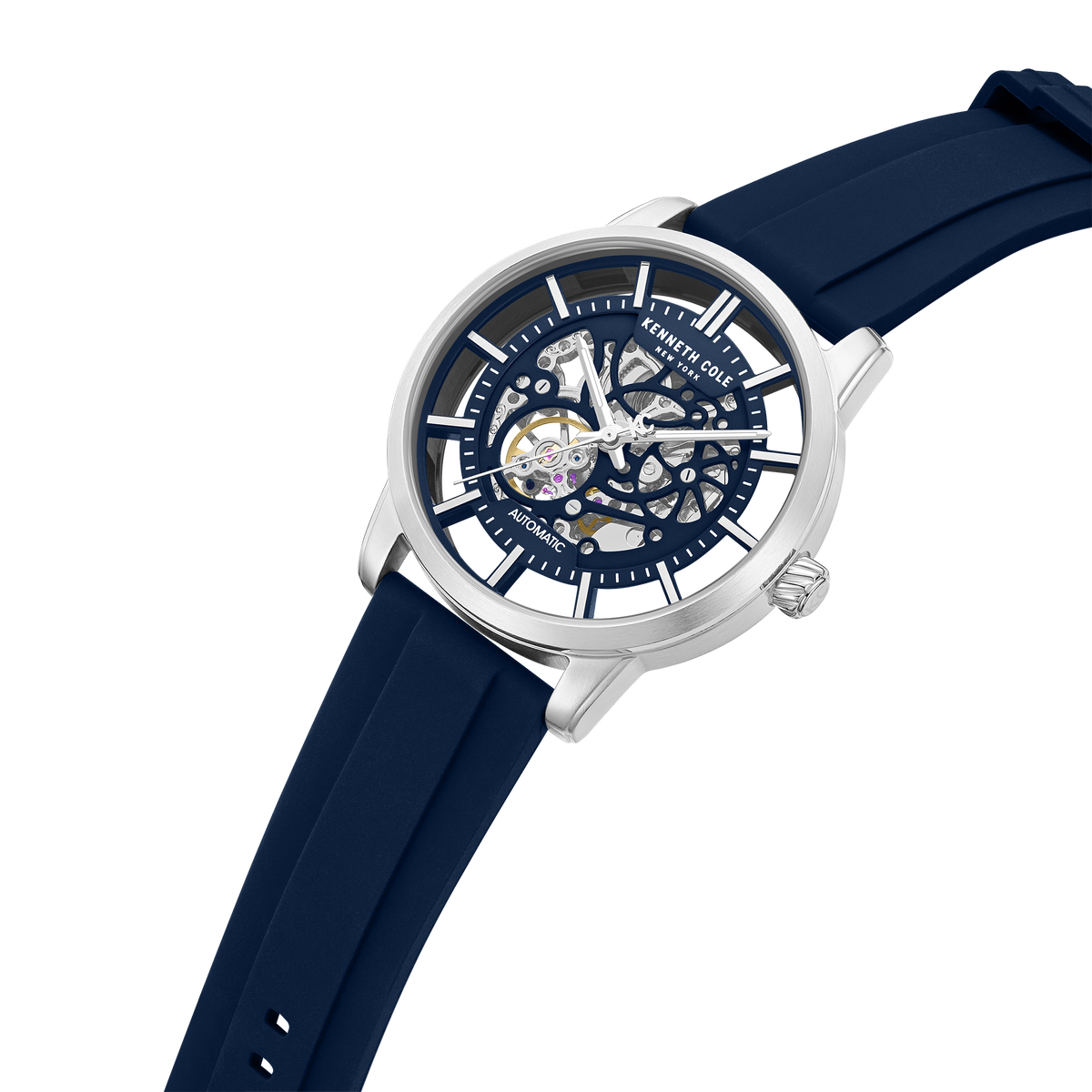 Kenneth Cole New York Automatic Men's Blue Dial 44.5mm Watch KCWGZ0064308