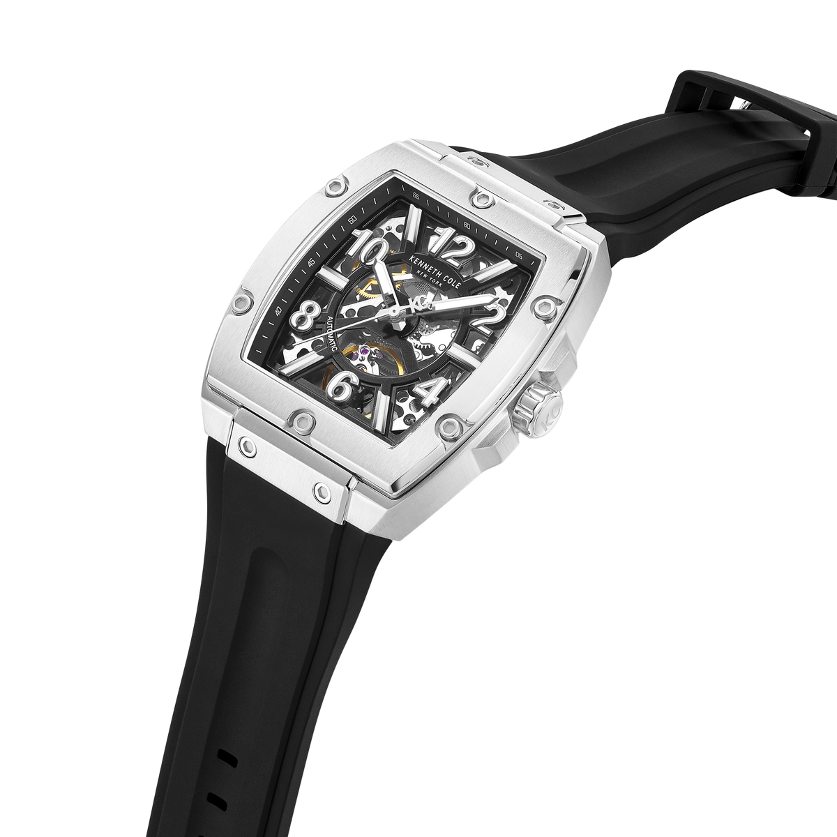 Kenneth Cole New York Automatic Men's Black Dial 41.5 x 53.5mm Watch KCWGZ0099601