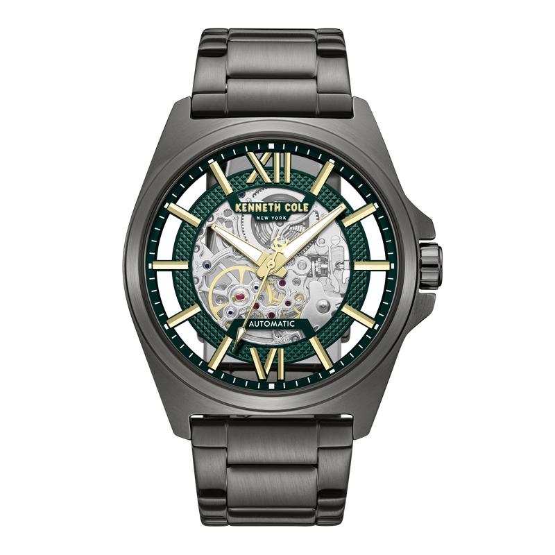 Kenneth Cole Gents IP Black Stainless Steel Automatic Watch KCWGY0065103