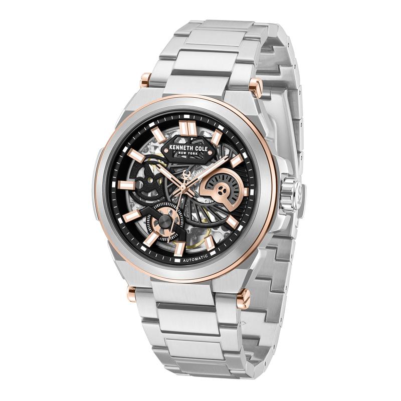 Kenneth Cole Gents Stainless Steel Automatic Watch KCWGY0065605