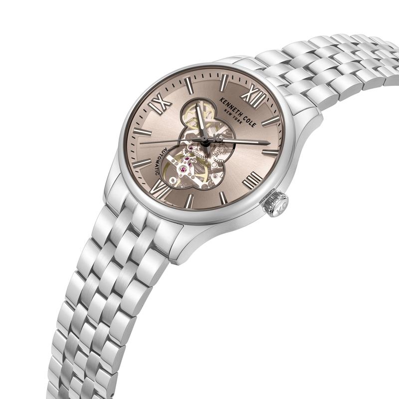 Kenneth Cole Gents Stainless Steel Carneige Automatic Watch KCWGY0089102