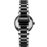 Kenneth Cole Ladies Black/Silver Stainless Steel Watch KC51065016