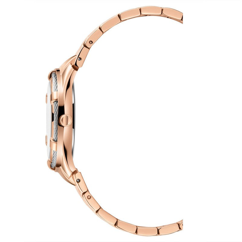 Kenneth Cole Ladies Rose Gold PVD Quartz Watch KC50981003