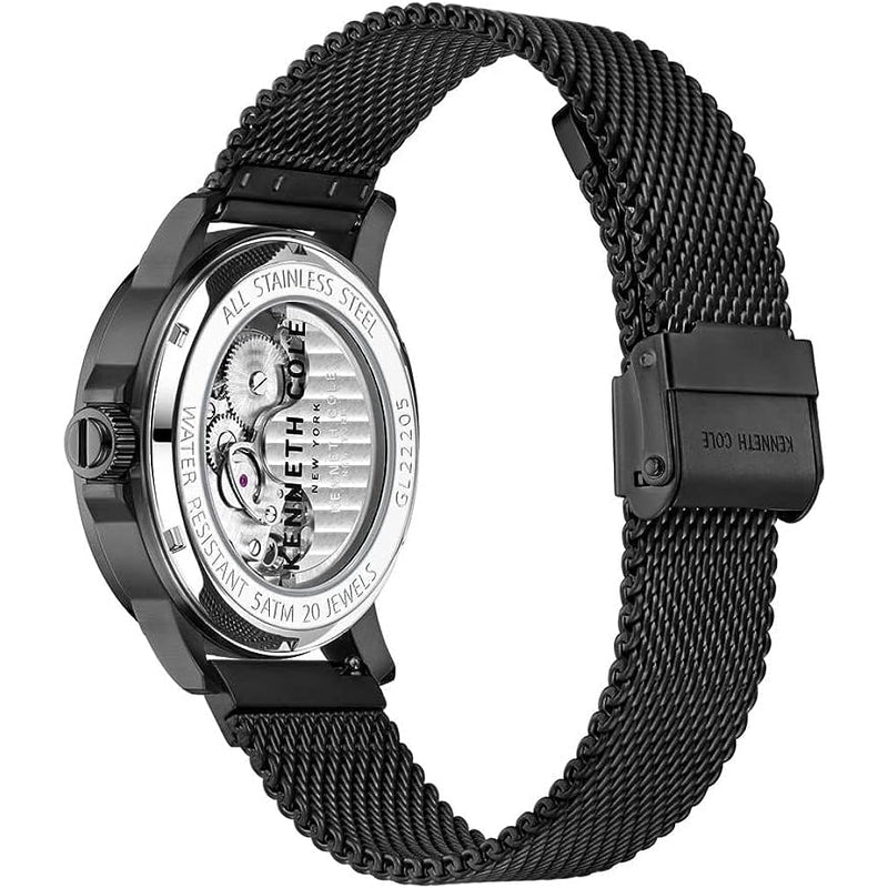Kenneth Cole Mens Fashion Stainless Steel Mesh Automatic Watch KCWGL2220503