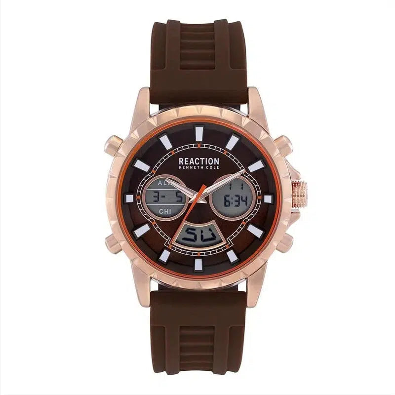 Kenneth Cole Reaction Men's Rubber Strap Watch RK50966002