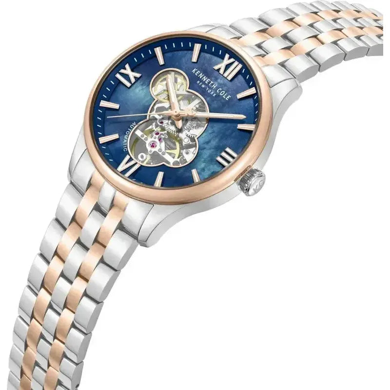 Kenneth Cole Varick Automatic Watch Blue Dial KCWGY0089103
