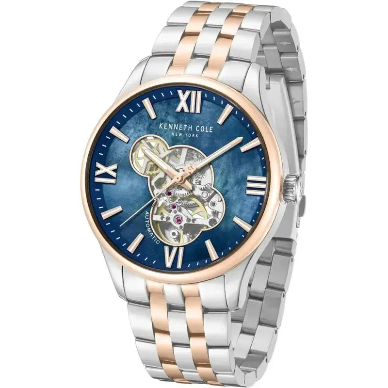 Kenneth Cole Varick Automatic Watch Blue Dial KCWGY0089103