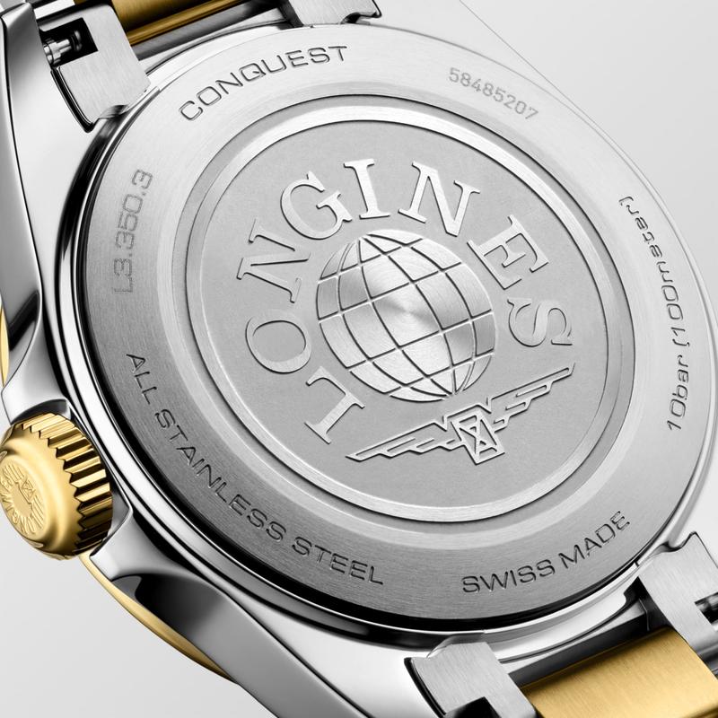 Longines Conquest Quartz 30mm Watch L3.350.3.12.7