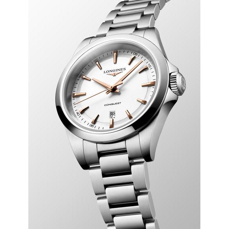 Longines Conquest Quartz 30mm Watch L3.350.4.18.6