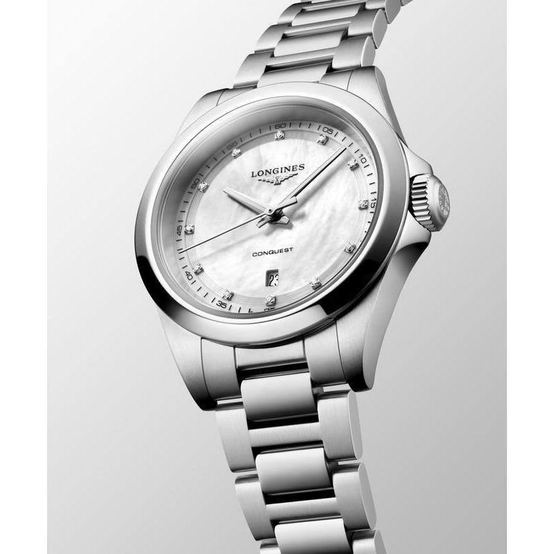Longines Conquest Quartz 30mm Watch L3.350.4.87.6