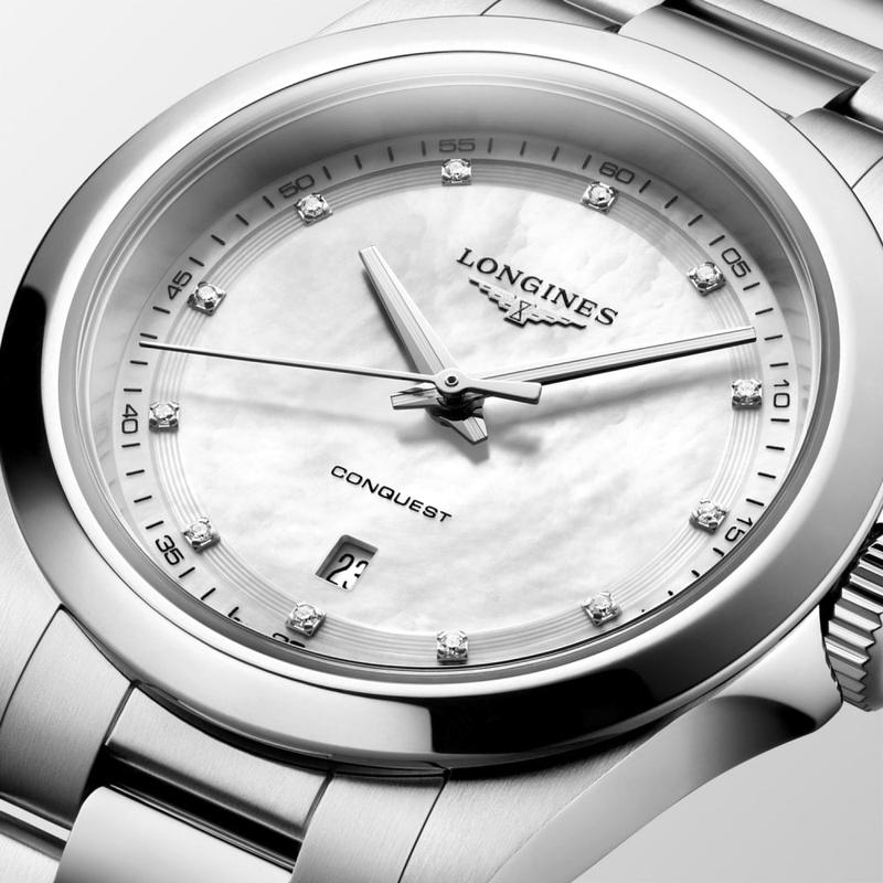 Longines Conquest Quartz 30mm Watch L3.350.4.87.6