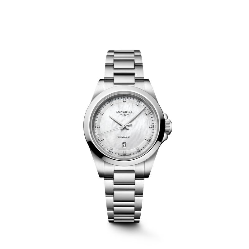 Longines Conquest Quartz 30mm Watch L3.350.4.87.6