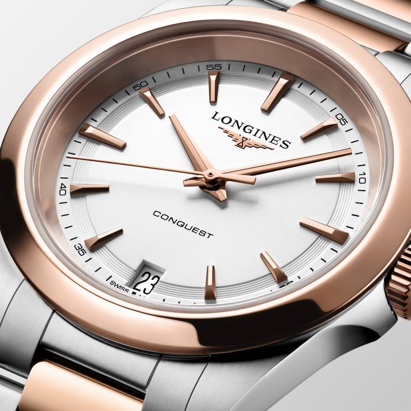 Longines Conquest Quartz 34mm Watch L3.460.3.18.7