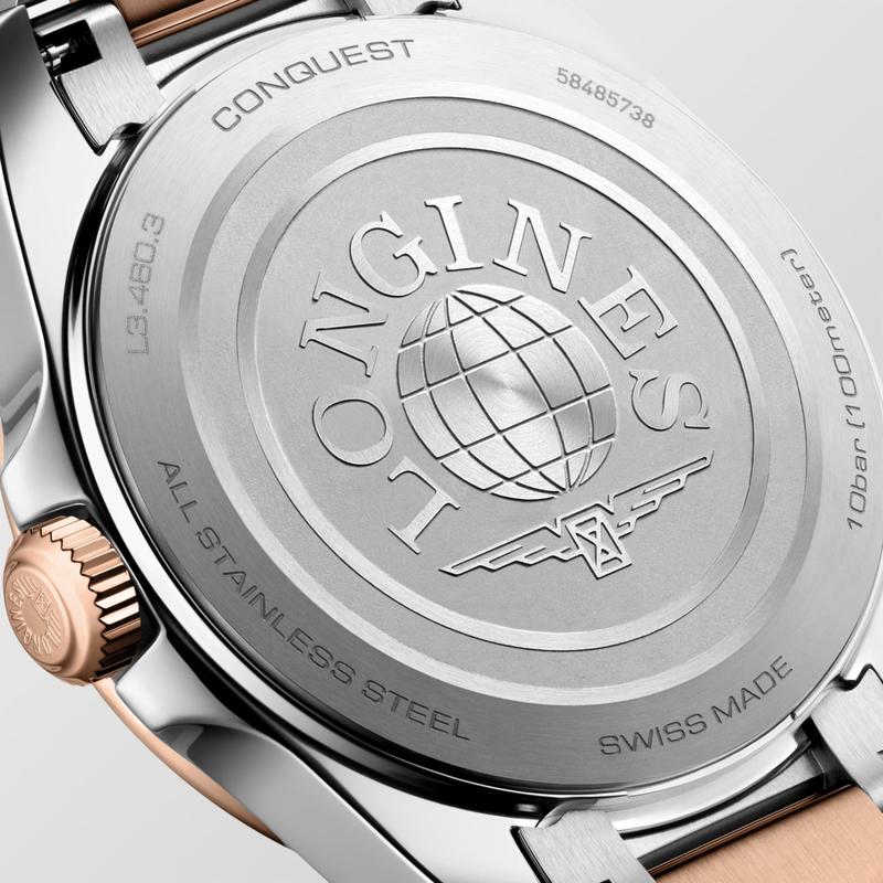 Longines Conquest Quartz 34mm Watch L3.460.3.18.7