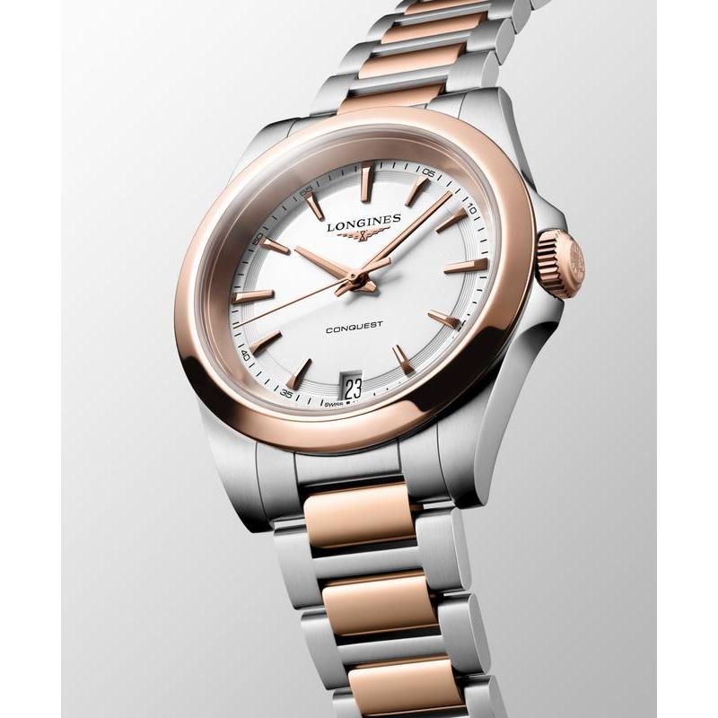 Longines Conquest Quartz 34mm Watch L3.460.3.18.7