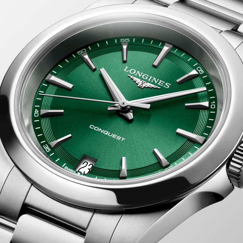 Longines Conquest Quartz 34mm Watch L3.460.4.09.6