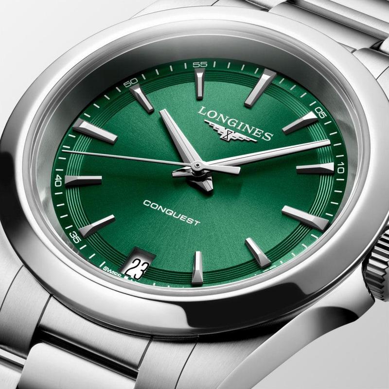 Longines Conquest Quartz 34mm Watch L3.460.4.09.6