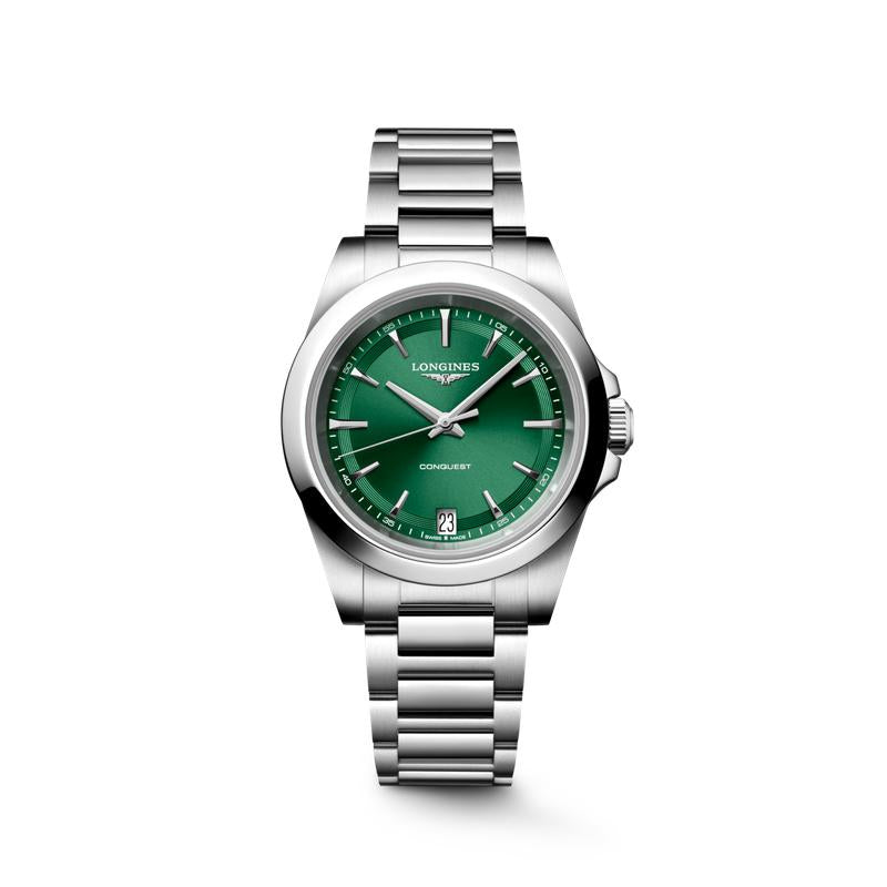 Longines Conquest Quartz 34mm Watch L3.460.4.09.6