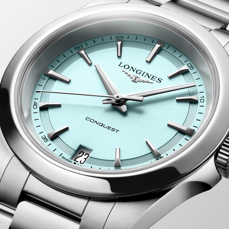 Longines Conquest Quartz 34mm Watch L3.460.4.92.6