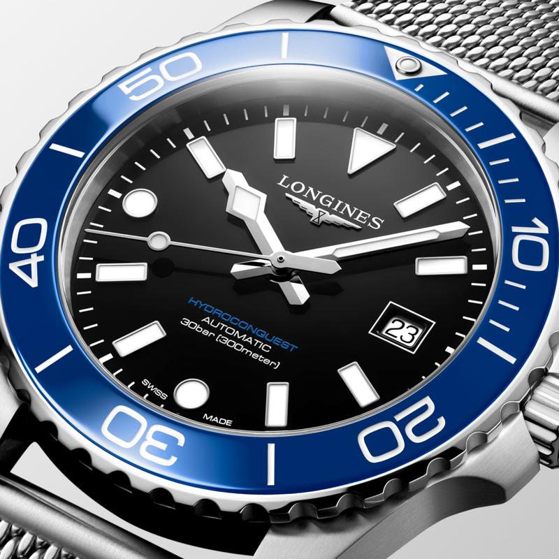 Longines HydroConquest Automatic 42mm Dive Watch L3.788.4.90.6