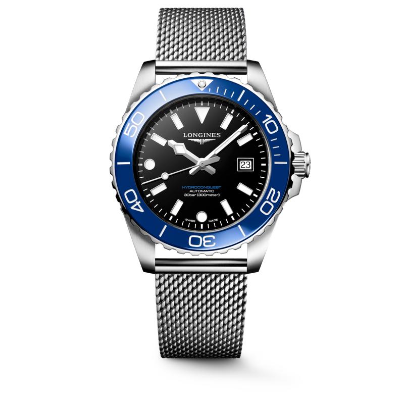 Longines HydroConquest Automatic 42mm Dive Watch L3.788.4.90.6