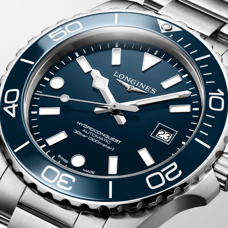 Longines HydroConquest Automatic 42mm Dive Watch L3.788.4.96.6