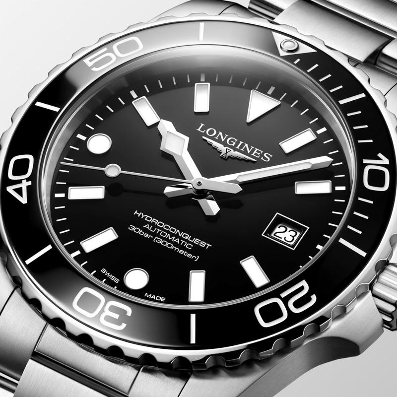Longines Hydroconquest Quartz Dive 42mm Watch L3.788.4.56.6