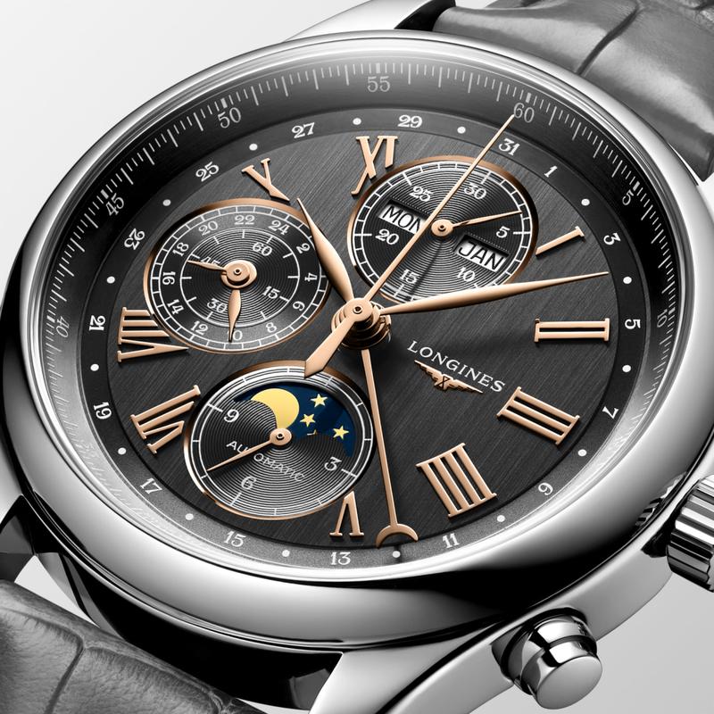 Longines Master Collection L2.773.4.61.2 Men's Automatic Watch Anthracite Dial