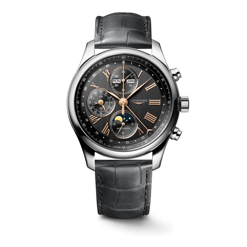 Longines Master Collection L2.773.4.61.2 Men's Automatic Watch Anthracite Dial
