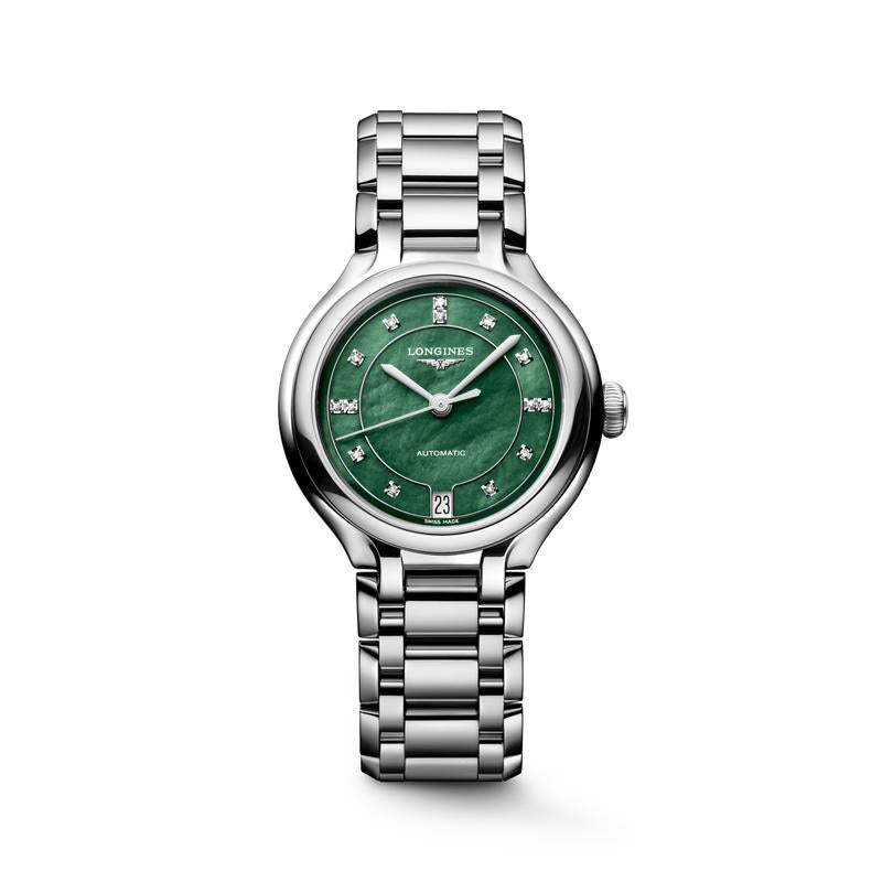 Longines PrimaLuna L8.124.4.07.6 Automatic Watch Green Dial