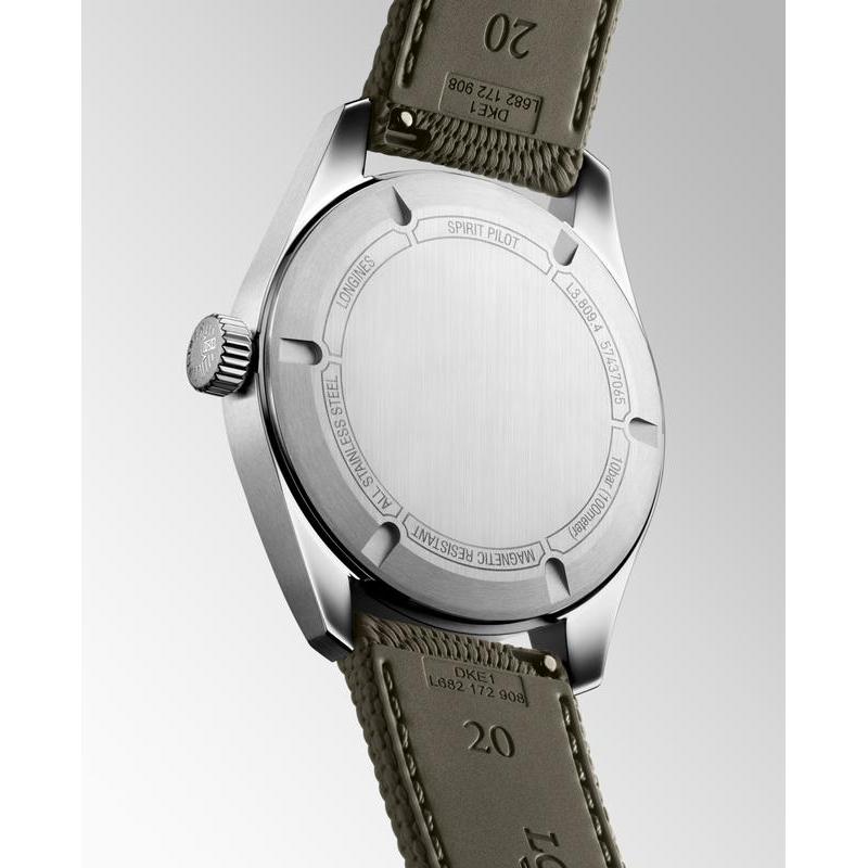 Longines Spirit Pilot Automatic Watch L3.809.4.53.9