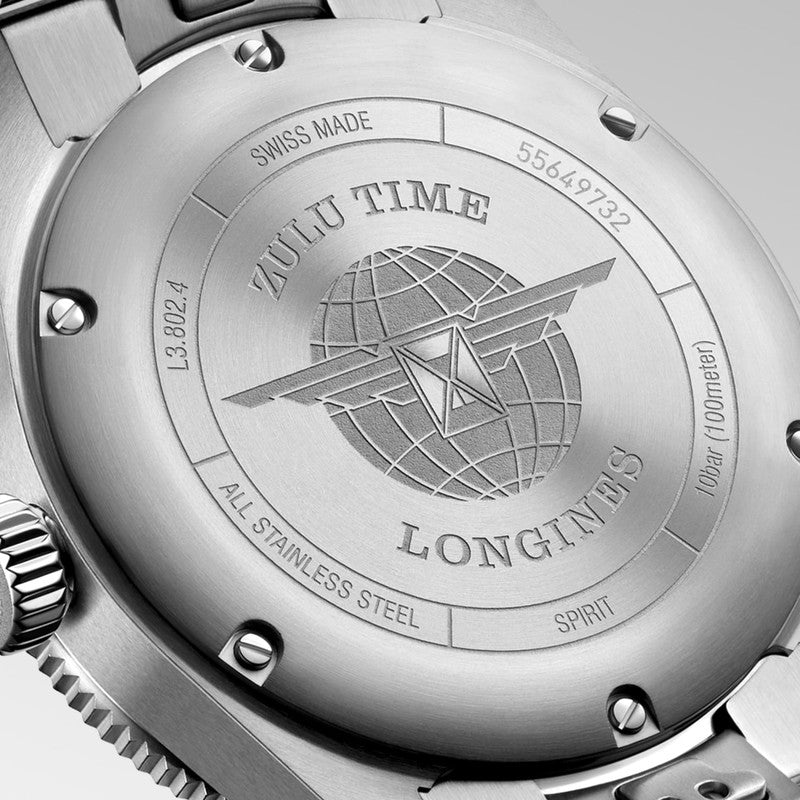 Longines Spirit Zulu Time Watch L3.802.4.93.6