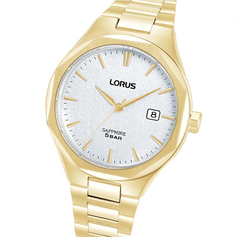 Lorus Classic Men's Quartz Watch Stainless Steel Silver White Dial
