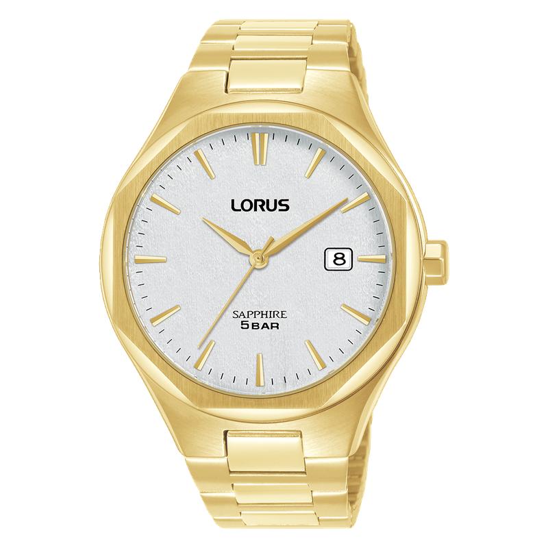 Lorus Classic Men's Quartz Watch Stainless Steel Silver White Dial