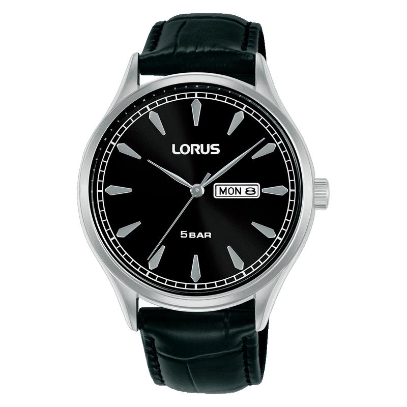 Lorus Classic Quartz Black Dial Men's Watch