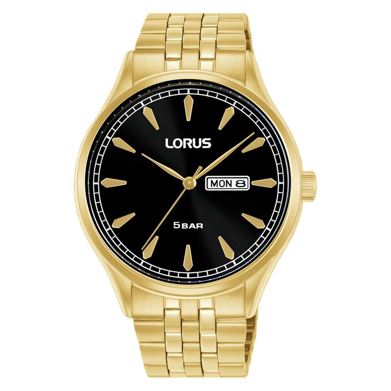 Lorus Classic Quartz Black Dial Men's Watch
