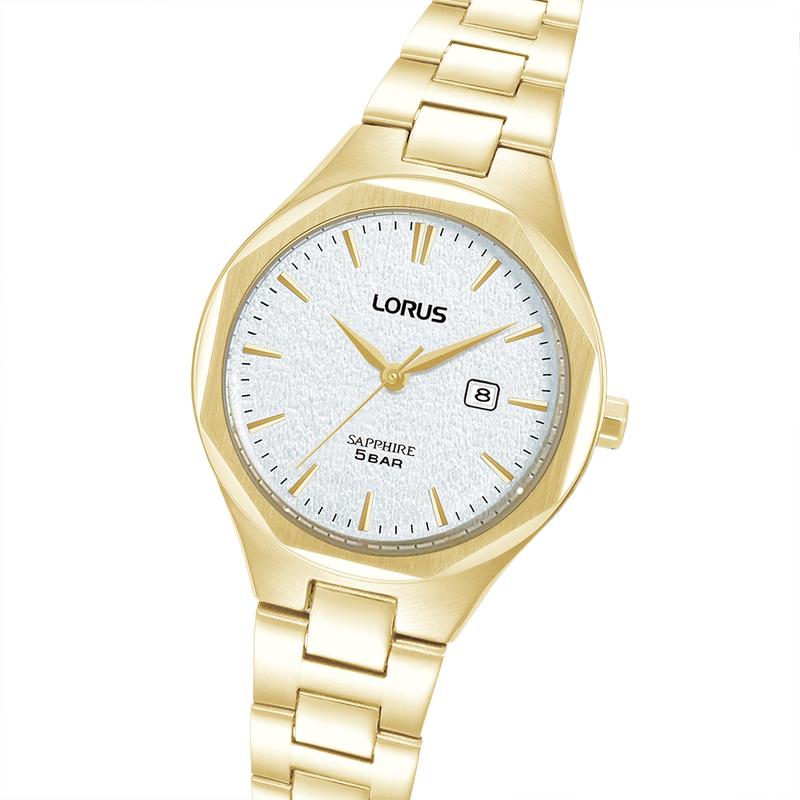 Lorus Classic RH756BX9 Women's 32mm Quartz Watch Silver White Sunray Dial