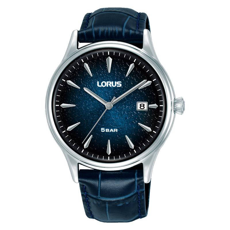 Lorus Classic RS995DX9 Men's 40mm Quartz Watch Dark Blue Gradation Dial