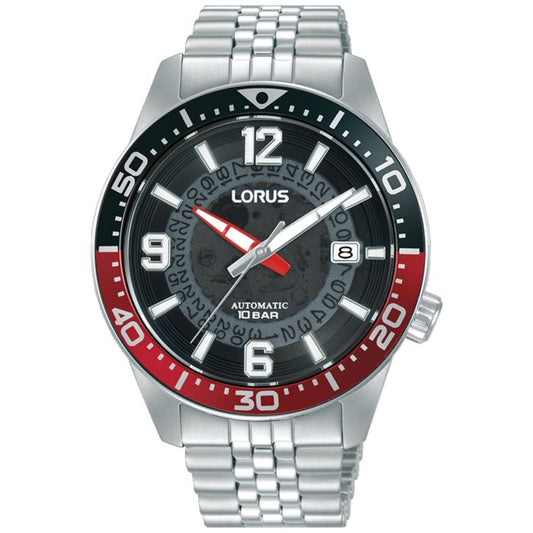 Lorus Gents Analog Skeleton Dial Watch