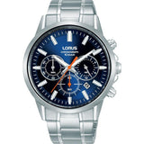 Lorus Gents Blue Dial Chronograph Watch