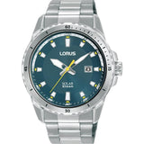 Lorus Gents Silver 3-Hands Solar Watch